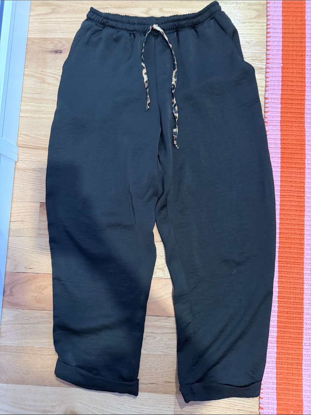 Silk loose pant